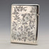 1897 British antique sterling silver card case with Japonism decoration, 75g, Mappin & Webb